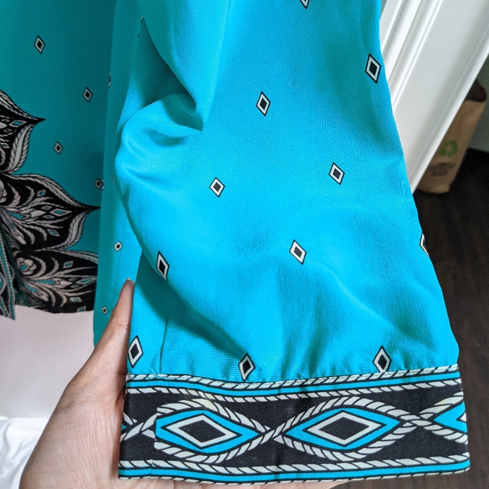 Vintage 100% silk blouse - Picture 4 of 9